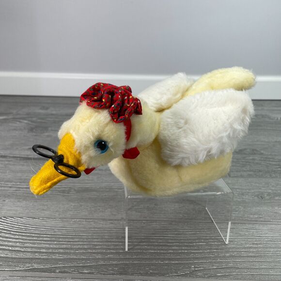 Vintage Eden Goose Duck Plush Wind Up Musical Animated Plays Old MacDonald Tune - Picture 3 of 11